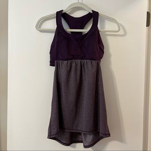 Lululemon 2-in-Run Tank - Purple - Size 6
